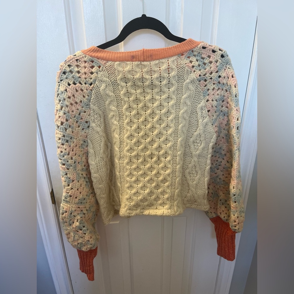 Honeybea North Star Afghan cropped sweater - OS - Picture 4 of 4